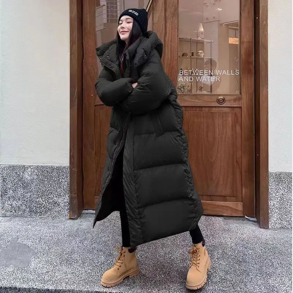 Warmer langer Daunenmantel für Frauen - Jhona