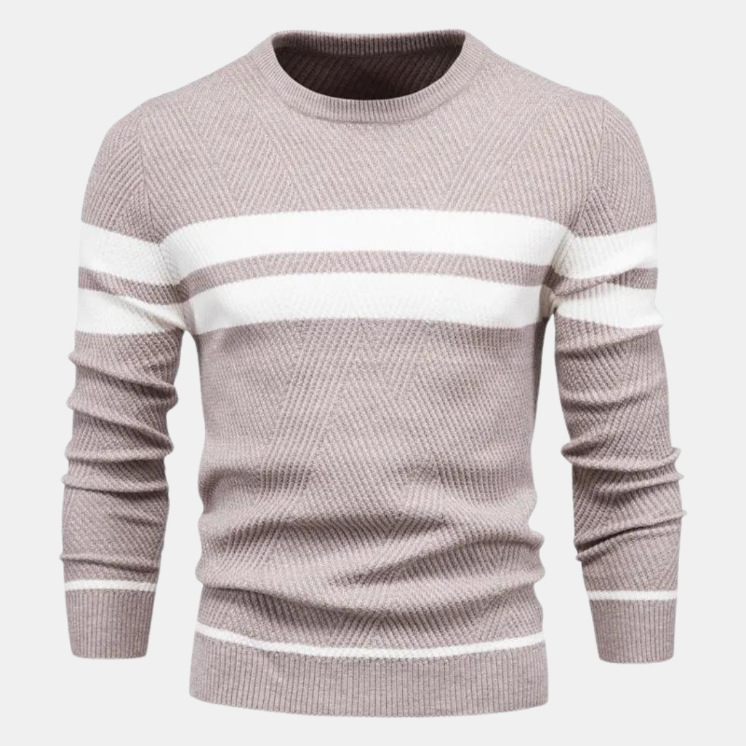 Warmer, modischer Herrenstrickpullover - Marius