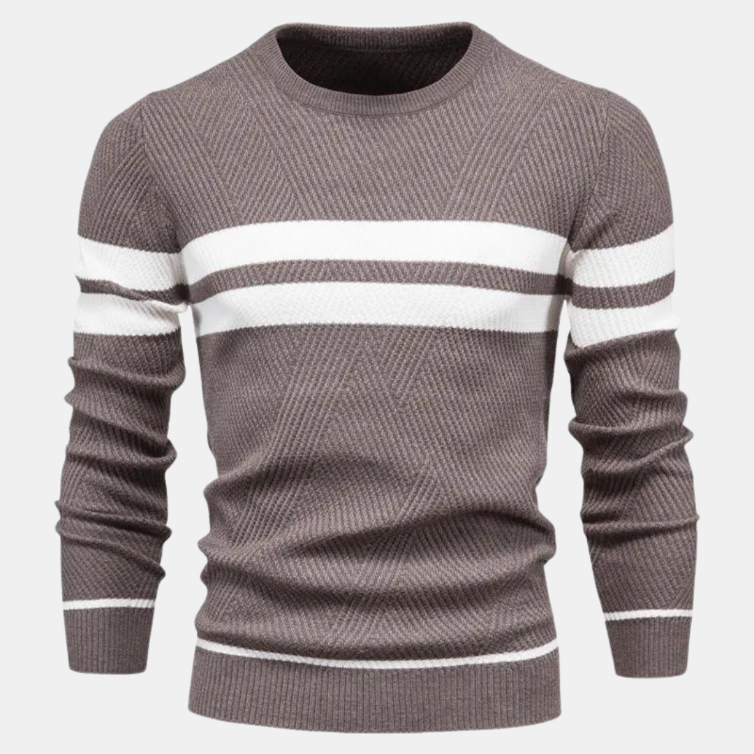 Warmer, modischer Herrenstrickpullover - Marius