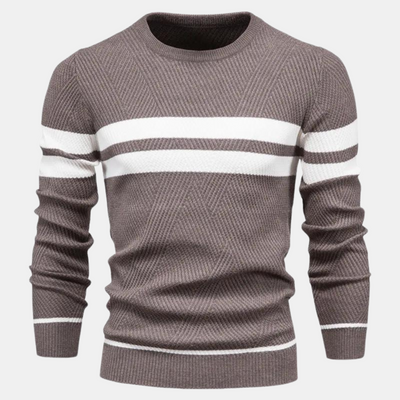 Warmer, modischer Herrenstrickpullover - Marius