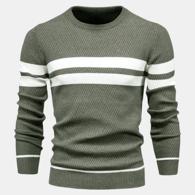 Warmer, modischer Herrenstrickpullover - Marius