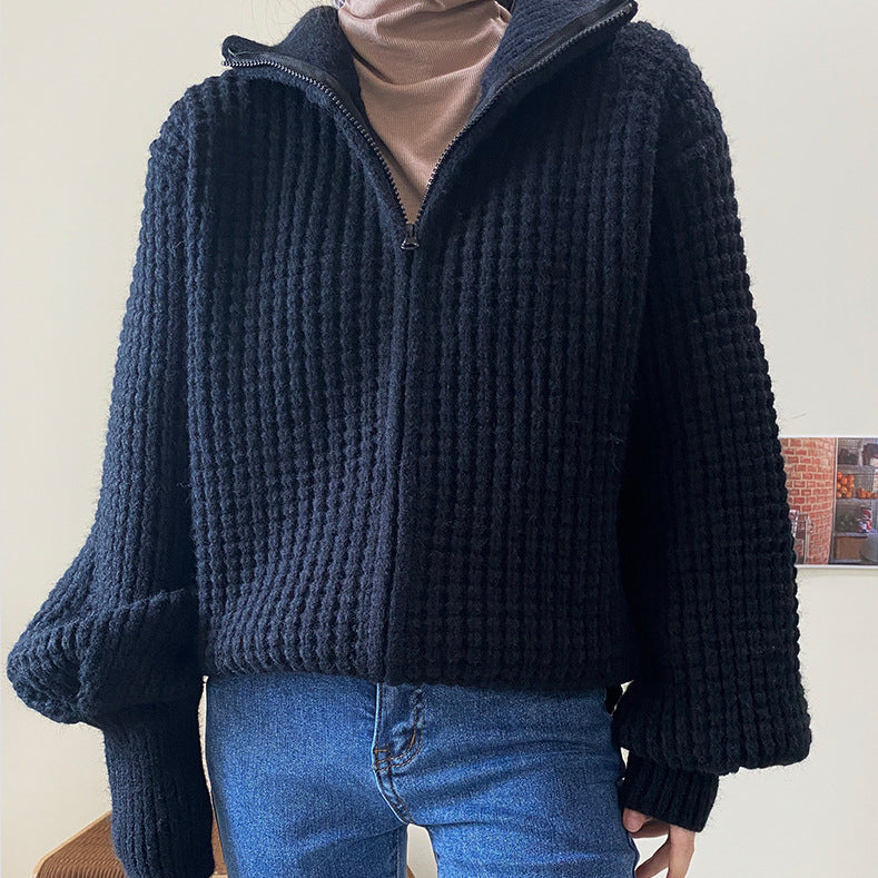 Warmer Winterpullover aus Strick für Frauen - Malene
