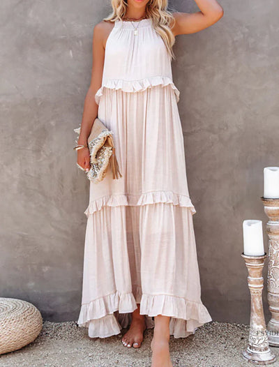 Caitlyn - Stylisches Maxikleid Damen Frühling Sommer