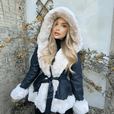 Luxuriöse, weiche Winterjacke für Damen - Edith