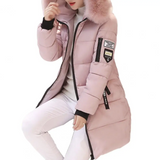Bequeme Winddichte Damen Winterjacke - Elinora in Rosa