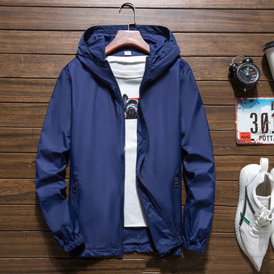 Winddichte Jacke mit Kapuze für Männer - Yannic
