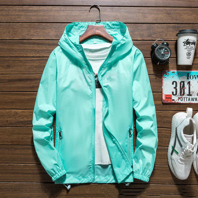 Winddichte Jacke mit Kapuze für Männer - Yannic