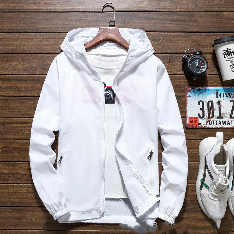 Winddichte Jacke mit Kapuze für Männer - Yannic