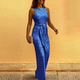Loiry - Stilvoller Overall für Damen in Blau