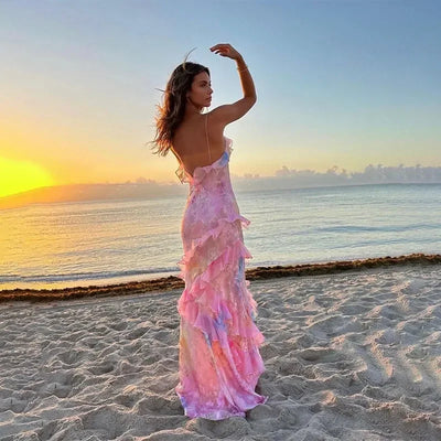 Solana - Fließendes Flæsekleid für Frauen