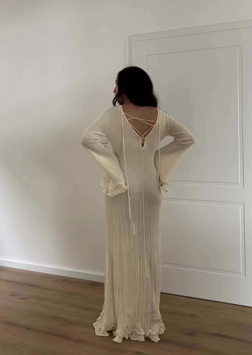 Lena | Maxikleid Langarm