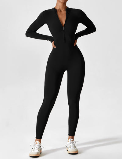 Lina | Nahtloser Full-Zip Bodysuit