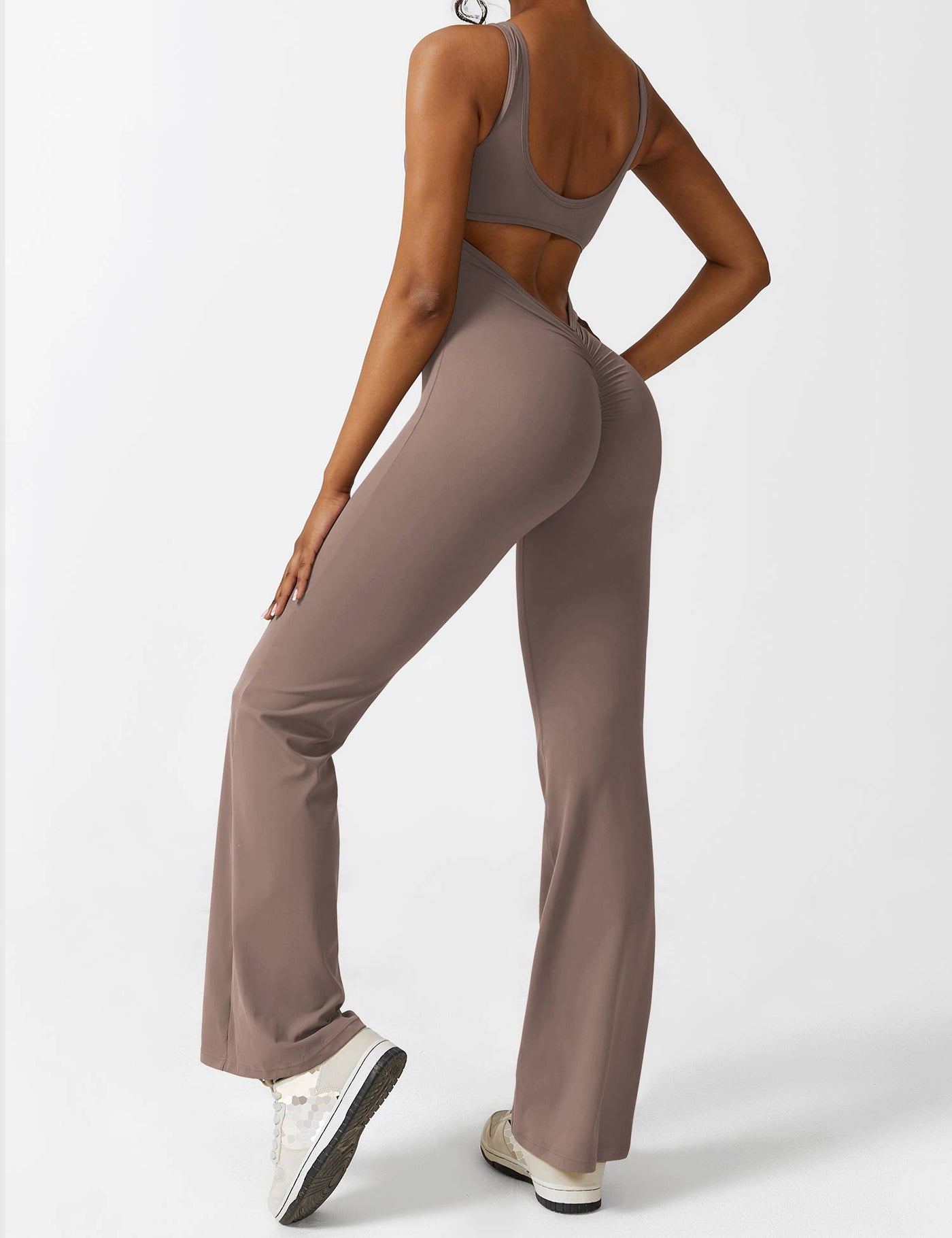 Sienna | Rückenfreier Flare-Jumpsuit