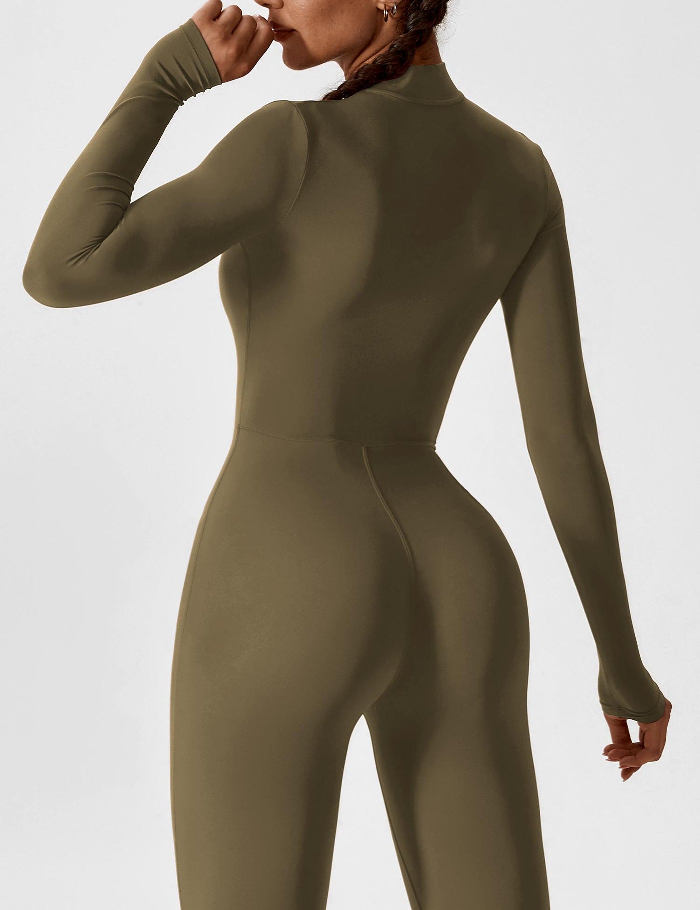 Lina | Nahtloser Full-Zip Bodysuit