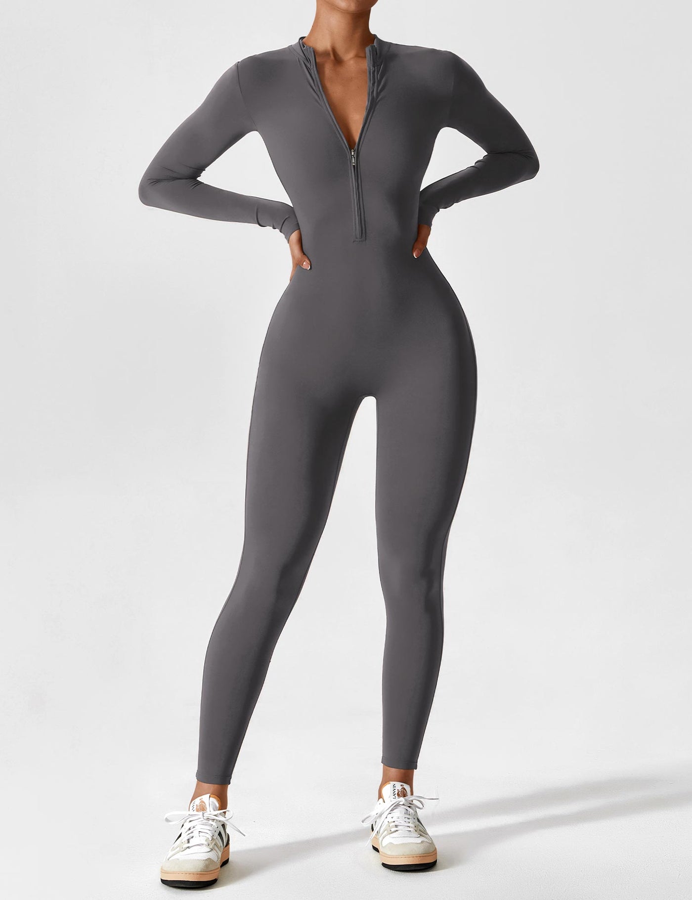 Lina | Nahtloser Full-Zip Bodysuit