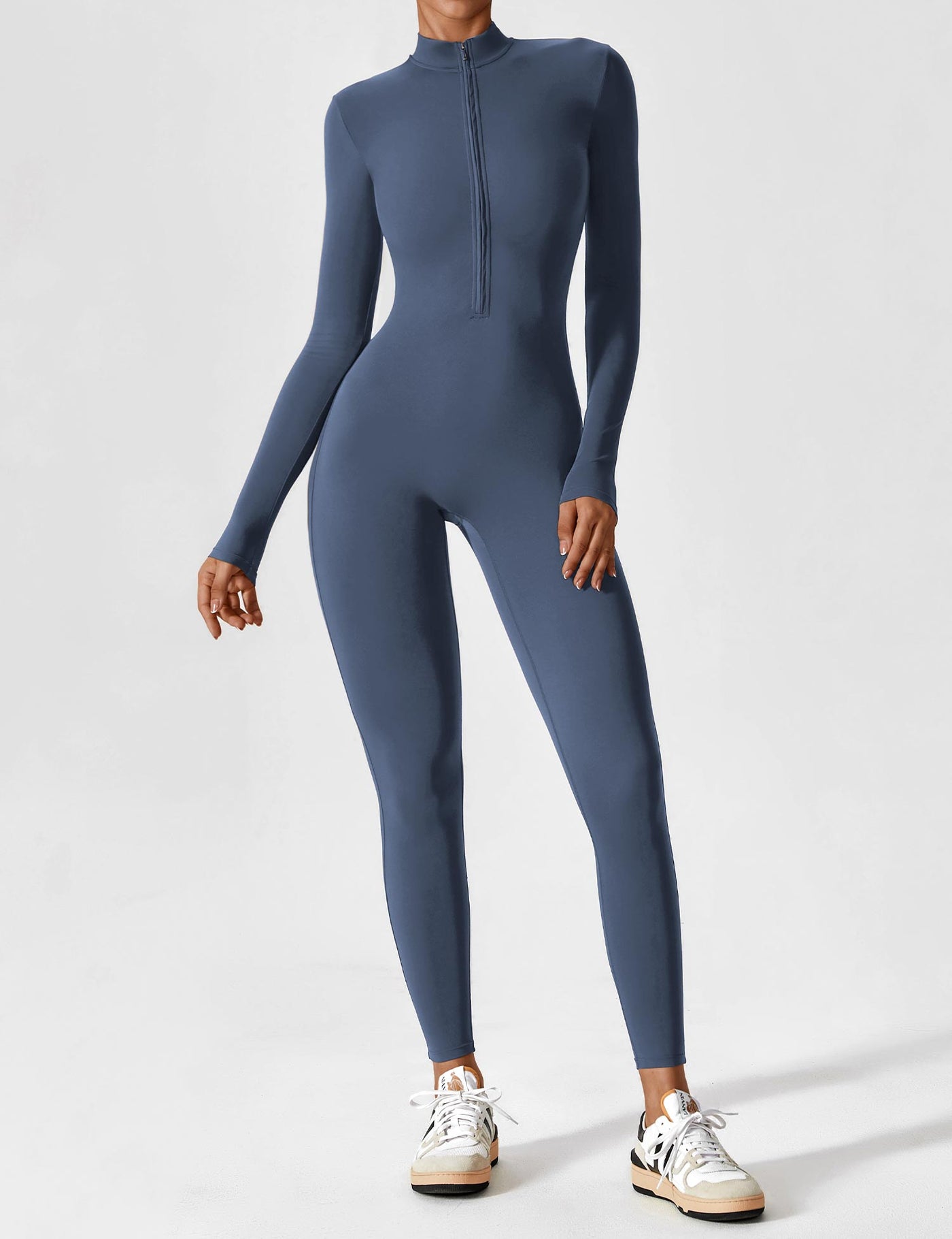 Lina | Nahtloser Full-Zip Bodysuit
